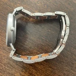 HOLZKERN Walnut Wood Watch Band w/Marble & Gray Face HOLZKERN Walnut Wood Watch Band w/Marble & Gray Face main image 2